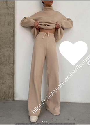 💜костюм женский с брюками кюллотами💜44-46  46-48