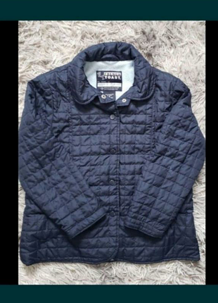 Демісезонна стьобана куртка на флісі для хлопчика 116-122р