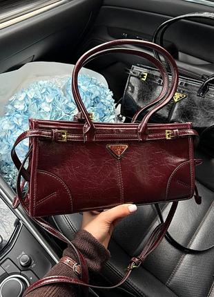 Сумка женская трендовая кожаная