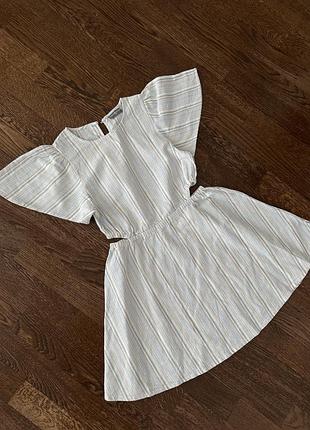 Сукня котон +льон