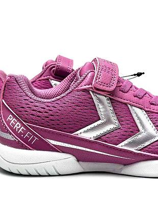 Кроссовки девочке на липучке hummel 5