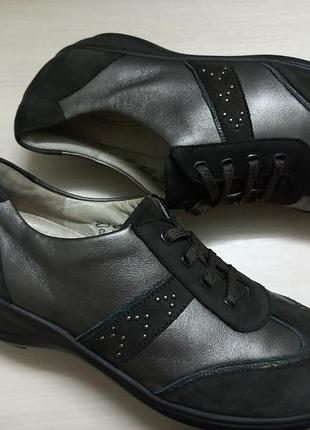 Туфли кроссовки кожа женские 39-38.5рwaldlaufer германии