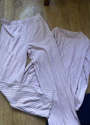 Костюм на дівчинку рубчик