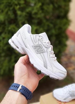 👟 жіночі кросівки new balance 740 білі з сірим  👟