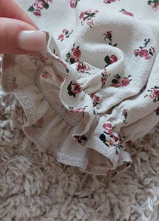 Платье льняное, свободного кроя как zara, s, платье со шнуровкой и карманами, красивый рукав, прованс