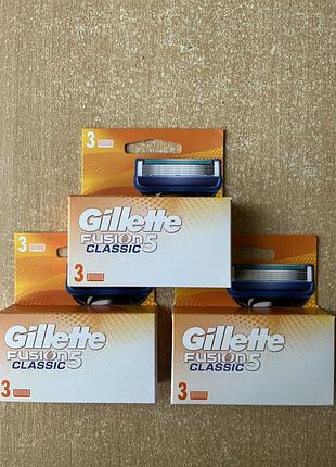 Змінні касети для гоління чоловічі gillette fusion classic 5