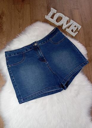 Базовые джинсовые шорты размер л