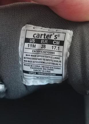 Кеди для хлопчика carter's 5