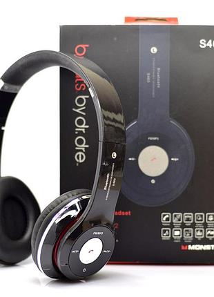 Бездротові навушники s460 bluetooth black з mp3 плеєром