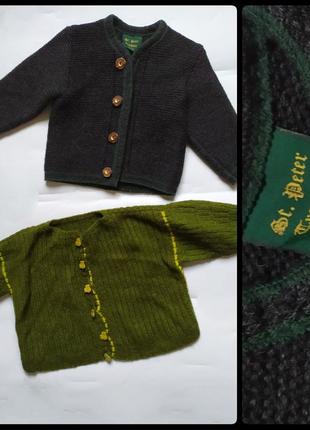 Шерстяная кофта для мальчика 86 рост 92 рост германия