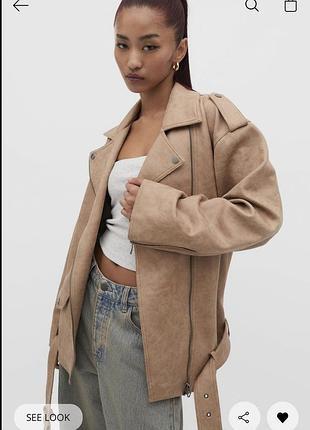 Куртка косуха zara stradivarius1 фото
