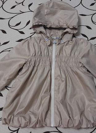 Ветровка на подкладке на девочку 1-1,5 лет, фирмы h&m