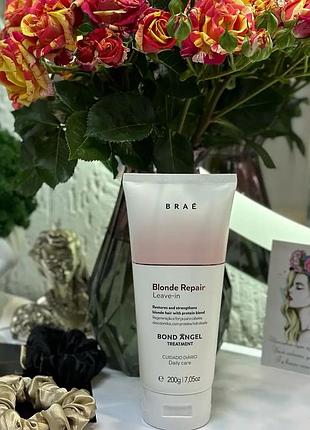 Незмивний крем для відновлення блонду brae blonde repair leave-in 200 мл