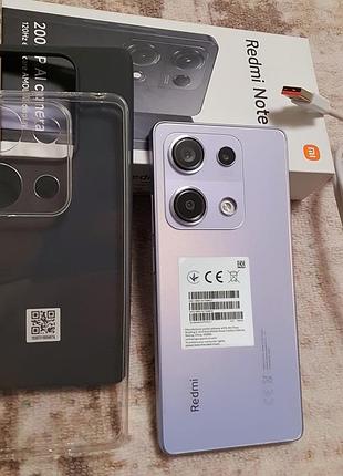 Xiaomi redmi note 14s 8/256gb aurora purple + захисна плівка на екран + чорний чохол!