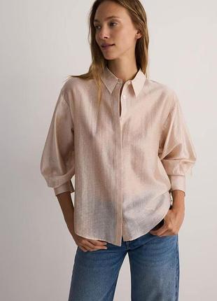 Напівпрозора сорочка з ліоцелюлози