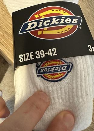 Белые носки dickies, длинные, размер 39-42