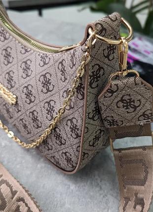 Сумка багет guess 4