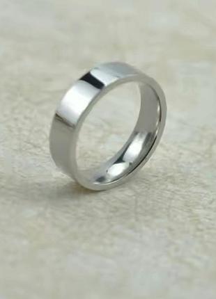 Каблочка 6мм унисекс обручальная сталь американка обручальное колльцо