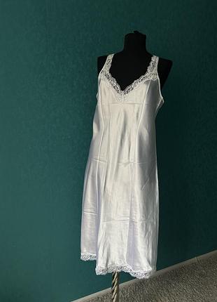Нічна сорочка st. mihael marks&spenser біла вінтаж uk14 eur 42