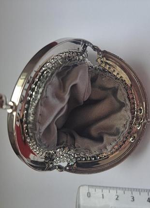 Кошелек серебристый 3