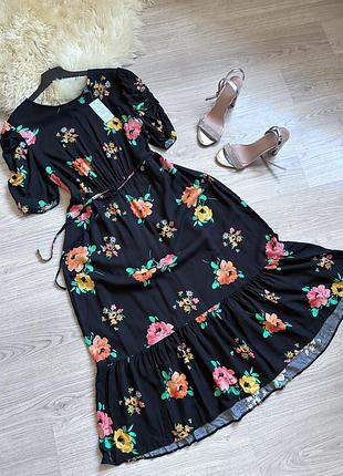 New look новое платье 16-18 р вискоза