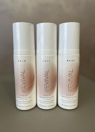 Brae revival leave-in intense repair and shine 200ml флюїд для волосся, що відновлює, 200 мл.