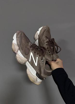 Кросівки унісекс new balance 9060 brown mushroom