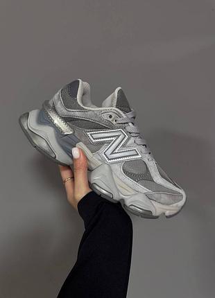 Кросівки унісекс new balance 9060 | silver grey