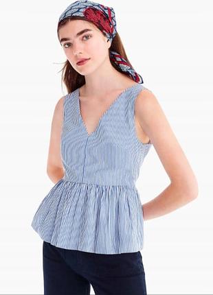 Красивая блуза майка с баской