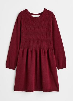 В'язана сукня від h&m на 8-10років