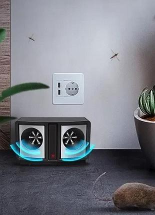 Ультразвуковой электронный отпугиватель грызунов мышей крыс dual sonic pest