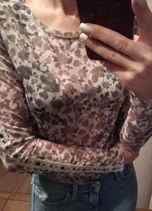 Лонгслів із сітки розмір з