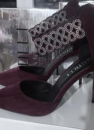 Туфлі нові на шпильках(+запасные набойки)