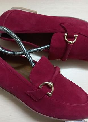 Туфли-лоферы весна-осень замш жен.39р.office london