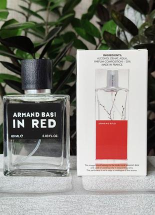 Цветочный женский аромат in red арман баси ин рэд веточка