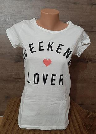 Біла білосніжна якісна хб хлопок футболка стильна модна трендова базова ге жарка на літо