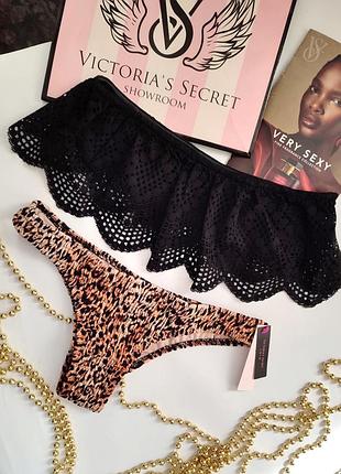 Victoria's secret xs s m 34 36 38 купальник бандо бразильянки ітси топ