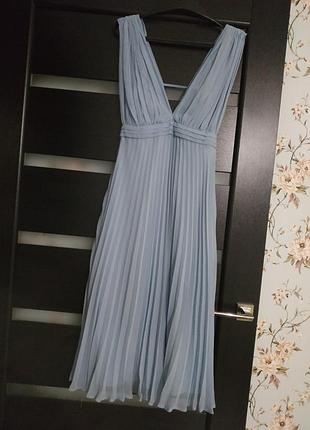 Платье плиссе праздничное