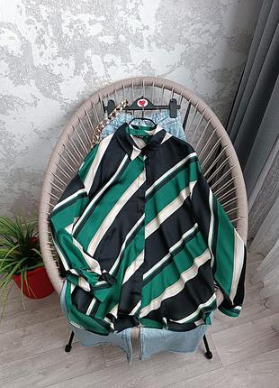 Блузка женская рубашка рубашка сатиновая