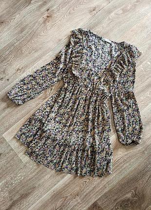 Платье жатка pull &amp; bear