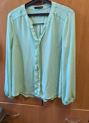 Чудова блузка мятного кольору на 50 52