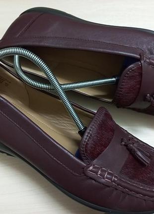 Туфли-лоферы весна-осень кожа жен. 42р.hooter англии