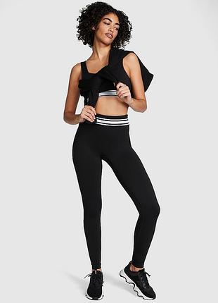 Черные леггинсы лосины виктория сикрет victoria ́s secret
