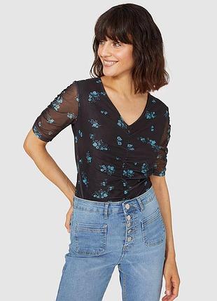 Сетчатый топ в цветочек principles л