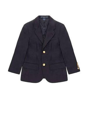 Новый шерстяной пиджак на ребёнка polo ralph lauren
