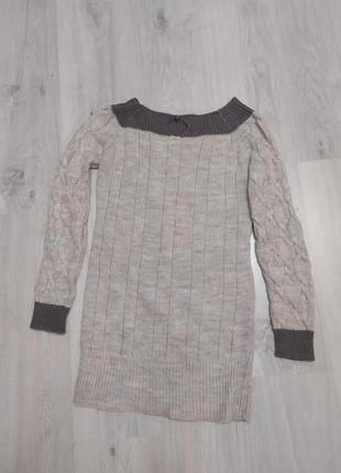 Подовжений светр теплий 6