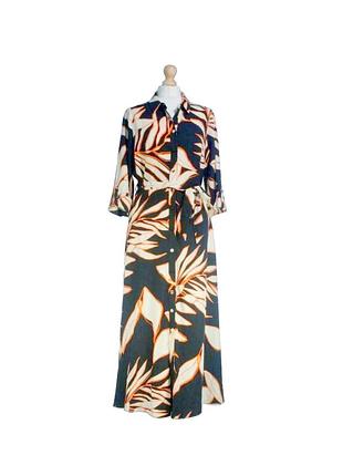 Платье рубашка под пояс вискоза