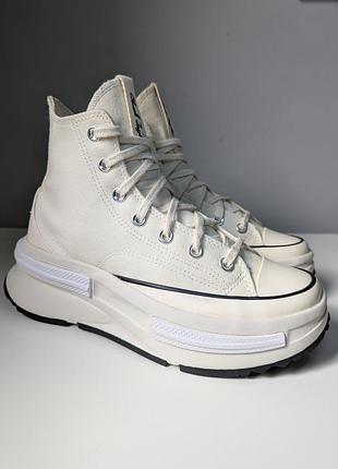 Жіночі кеди converse run star legacy cx hi white egret women's a00868c 38 р. оригінал