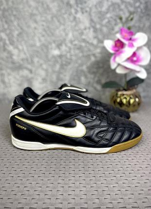 Nike tiempo копы сороконожки бутсы 46 размер кожаные футбольные