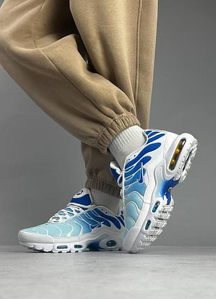 Nike air max plus tn white blue